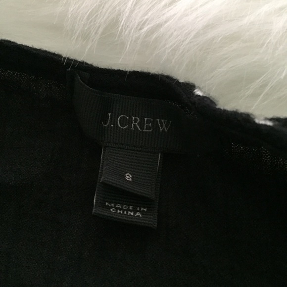 J. Crew Black Fringe Shift Dress - Picture 6 of 6